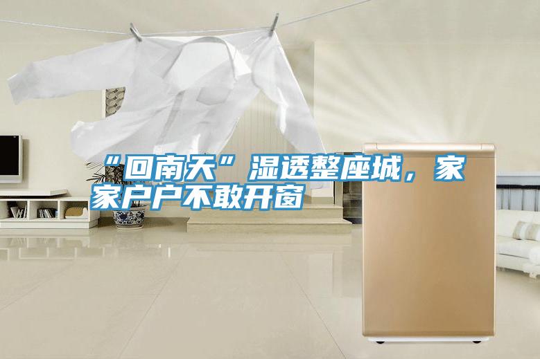 “回南天”湿透整座城，家家户户不敢开窗