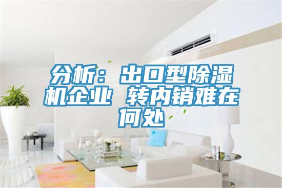 分析：出口型MR.好色破解版企业 转内销难在何处