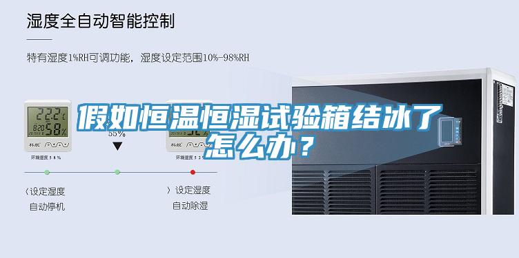 假如恒温恒湿试验箱结冰了怎么办？