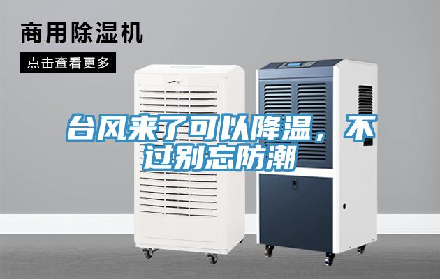 台风来了可以降温，不过别忘防潮