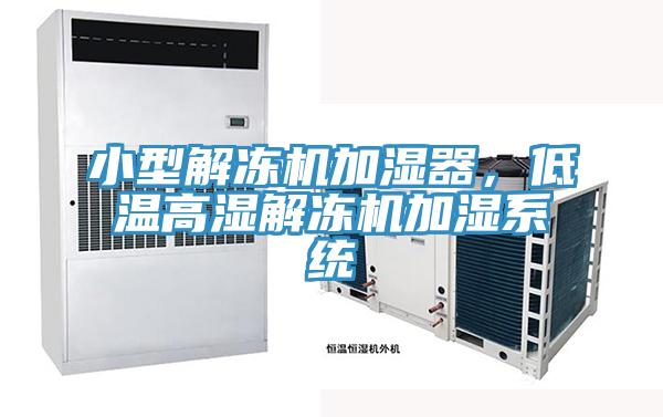 小型解冻机加湿器，低温高湿解冻机加湿系统