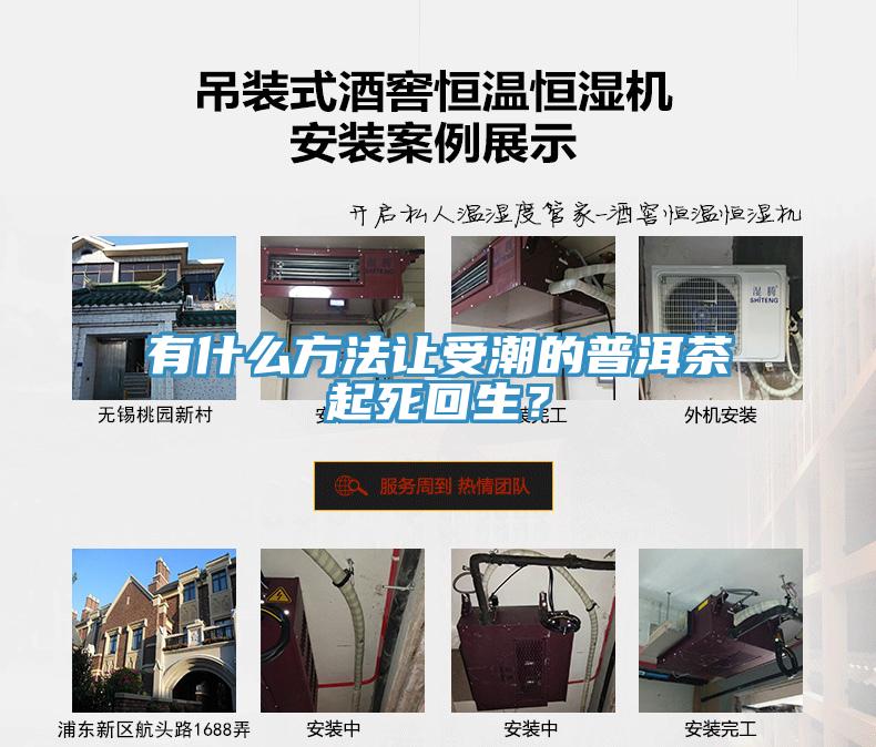 有什么方法让受潮的普洱茶起死回生？