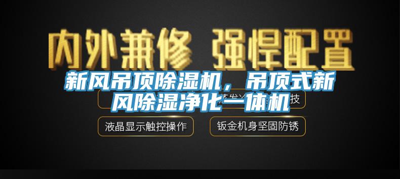 新风吊顶MR.好色破解版，吊顶式新风除湿净化一体机