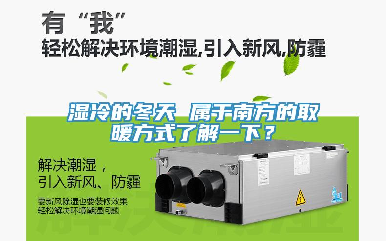 湿冷的冬天 属于南方的取暖方式了解一下？
