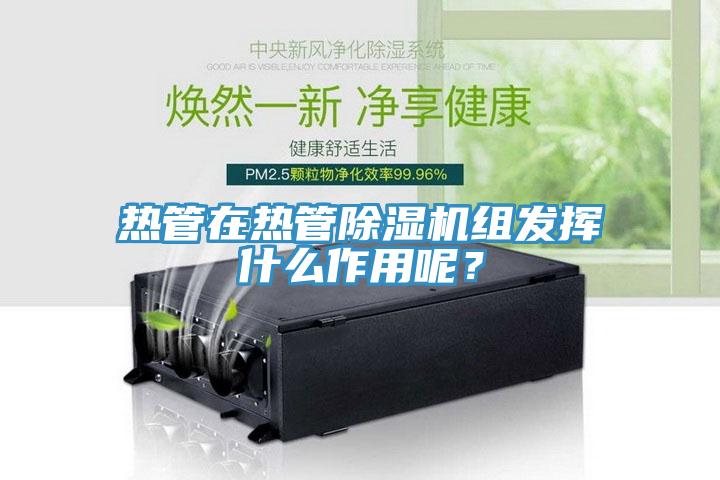 热管在热管MR.好色破解版组发挥什么作用呢？