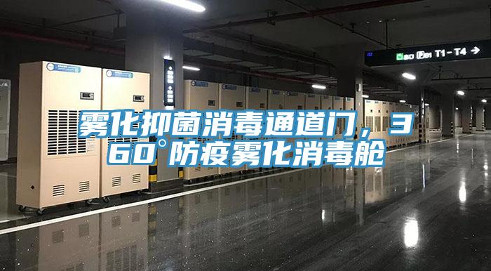 雾化抑菌消毒通道门，360°防疫雾化消毒舱