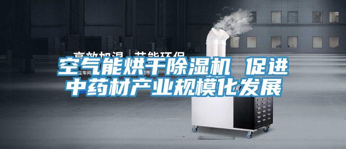 空气能烘干MR.好色破解版 促进中药材产业规模化发展