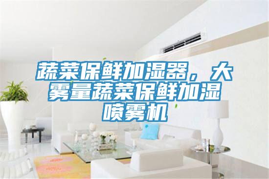 蔬菜保鲜加湿器，大雾量蔬菜保鲜加湿喷雾机