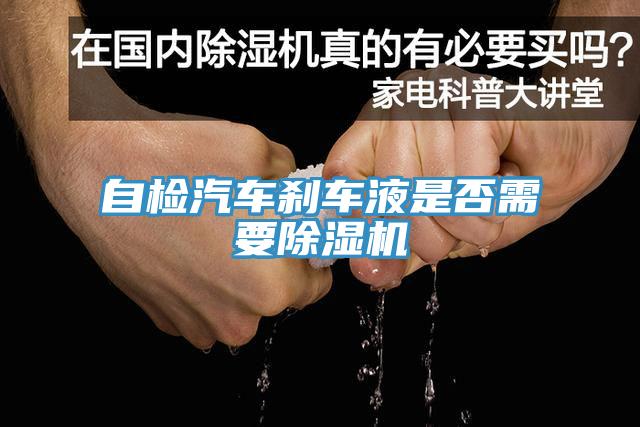 自检汽车刹车液是否需要MR.好色破解版