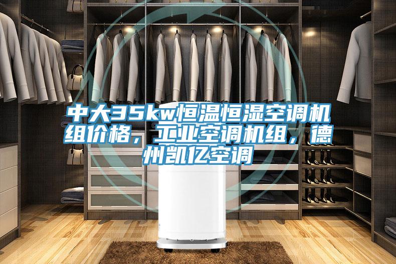 中大35kw恒温恒湿空调机组价格，工业空调机组，德州凯亿空调
