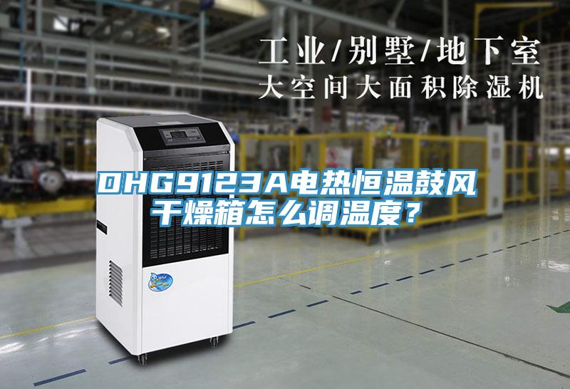 DHG9123A电热恒温鼓风干燥箱怎么调温度？