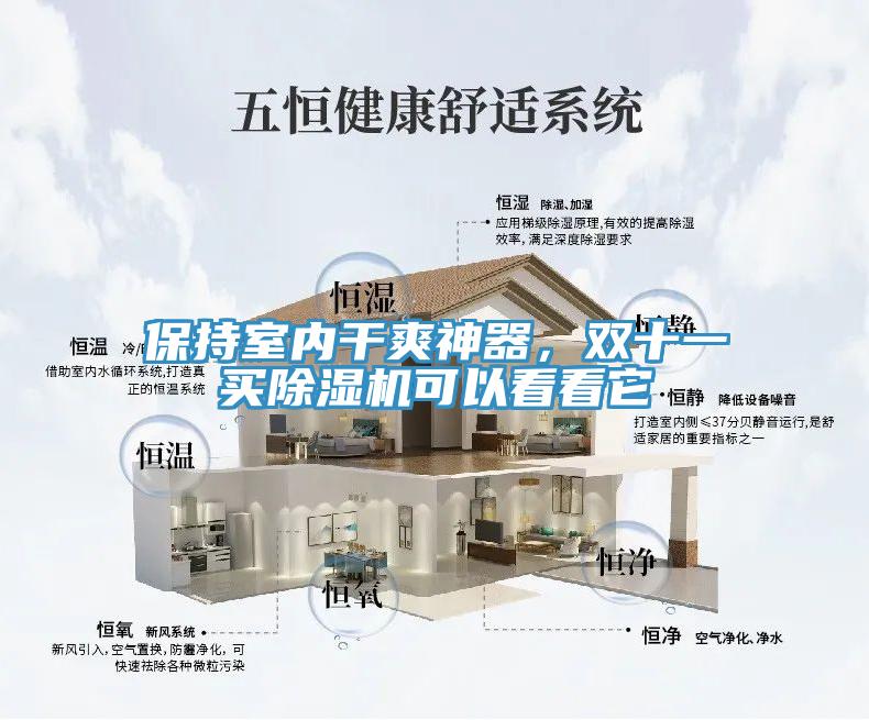 保持室内干爽神器，双十一买MR.好色破解版可以看看它
