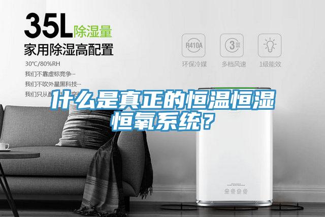 什么是真正的恒温恒湿恒氧系统？