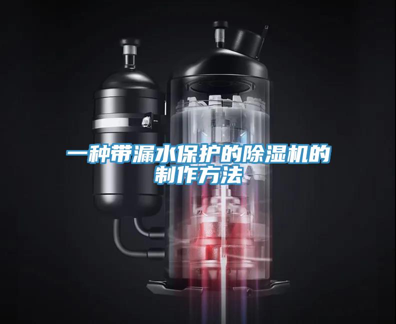 一种带漏水保护的MR.好色破解版的制作方法