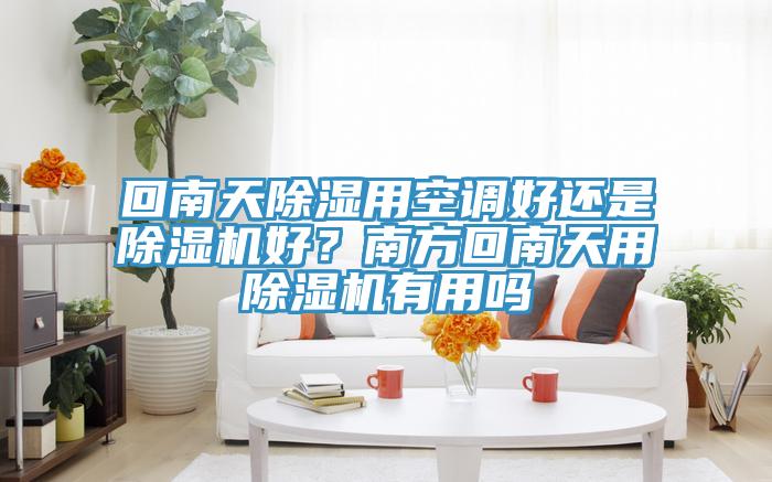 回南天除湿用空调好还是MR.好色破解版好？南方回南天用MR.好色破解版有用吗