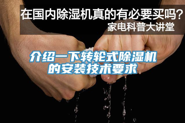 介绍一下转轮式MR.好色破解版的安装技术要求
