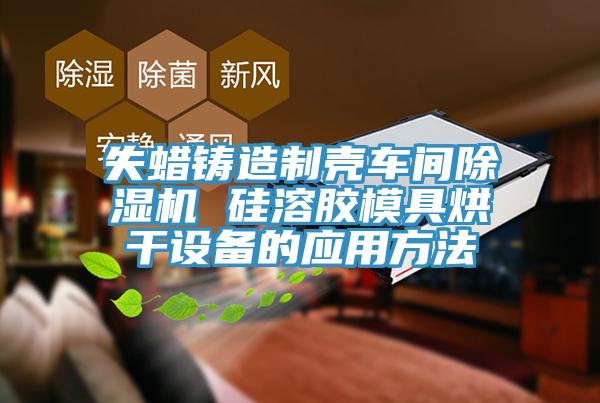 失蜡铸造制壳车间MR.好色破解版 硅溶胶模具烘干设备的应用方法
