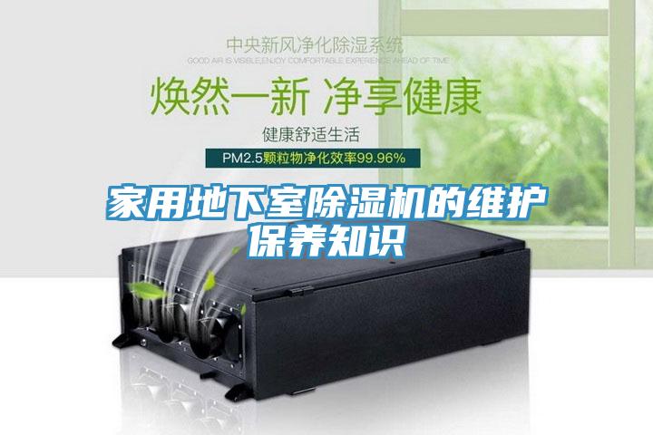 家用地下室MR.好色破解版的维护保养知识