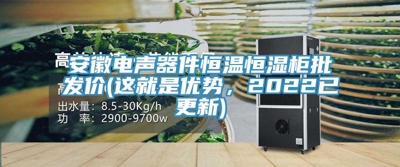 安徽电声器件恒温恒湿柜批发价(这就是优势，2022已更新)