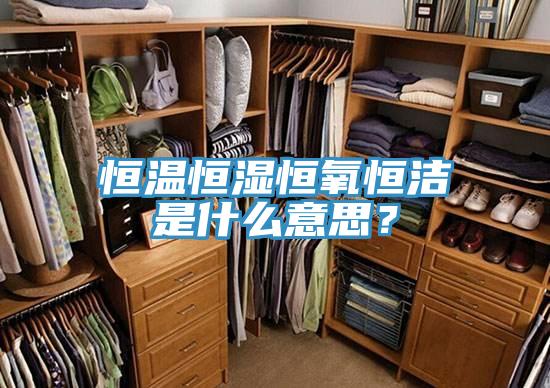 恒温恒湿恒氧恒洁是什么意思？