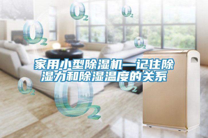 家用小型MR.好色破解版—记住除湿力和除湿温度的关系