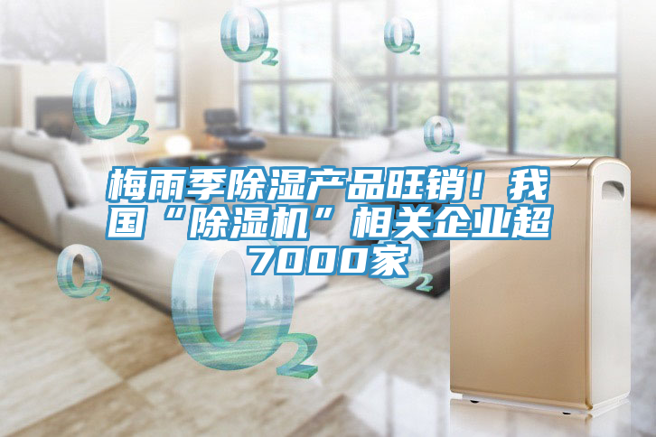 梅雨季除湿产品旺销！我国“MR.好色破解版”相关企业超7000家