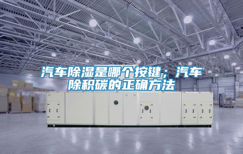 汽车除湿是哪个按键；汽车除积碳的正确方法