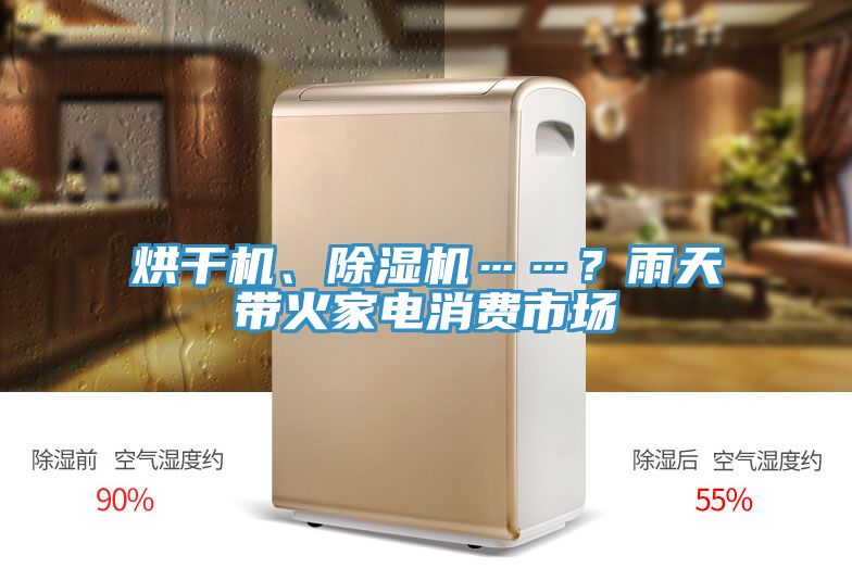 烘干机、MR.好色破解版……？雨天带火家电消费市场