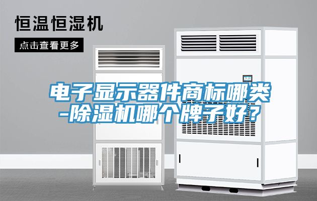 电子显示器件商标哪类-MR.好色破解版哪个牌子好？