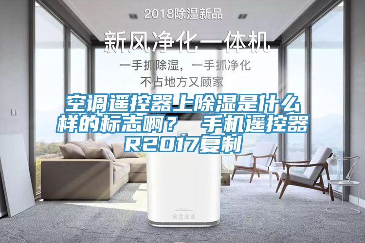 空调遥控器上除湿是什么样的标志啊？ 手机遥控器R2017复制