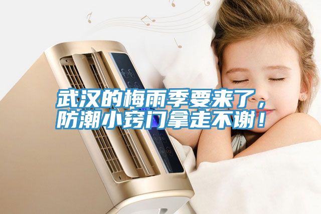 武汉的梅雨季要来了，防潮小窍门拿走不谢！