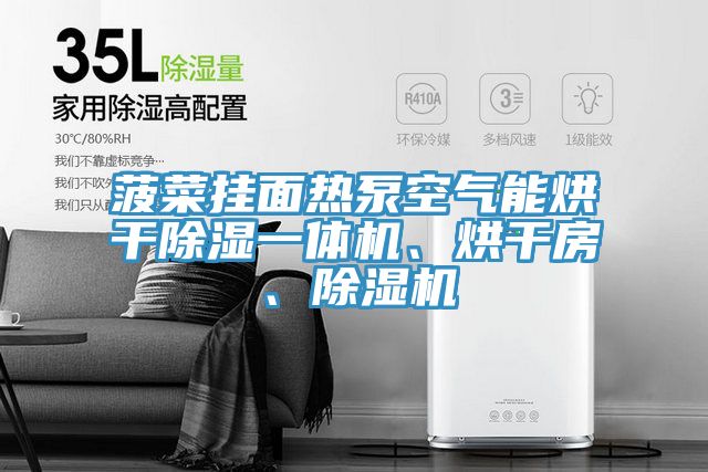 菠菜挂面热泵空气能烘干除湿一体机、烘干房、MR.好色破解版