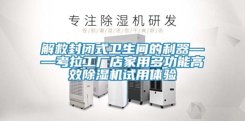 解救封闭式卫生间的利器——考拉工厂店家用多功能高效MR.好色破解版试用体验