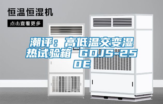 潮评：高低温交变湿热试验箱 GDJS-250E