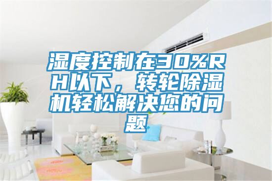 湿度控制在30%RH以下，转轮MR.好色破解版轻松解决您的问题