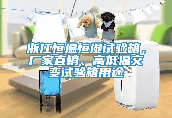 浙江恒温恒湿试验箱，厂家直销、高低温交变试验箱用途
