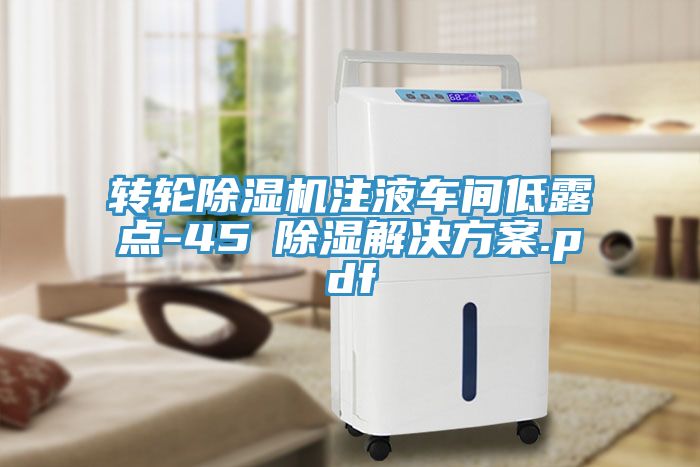 转轮MR.好色破解版注液车间低露点-45℃除湿解决方案.pdf