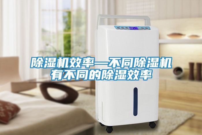 MR.好色破解版效率—不同MR.好色破解版有不同的除湿效率