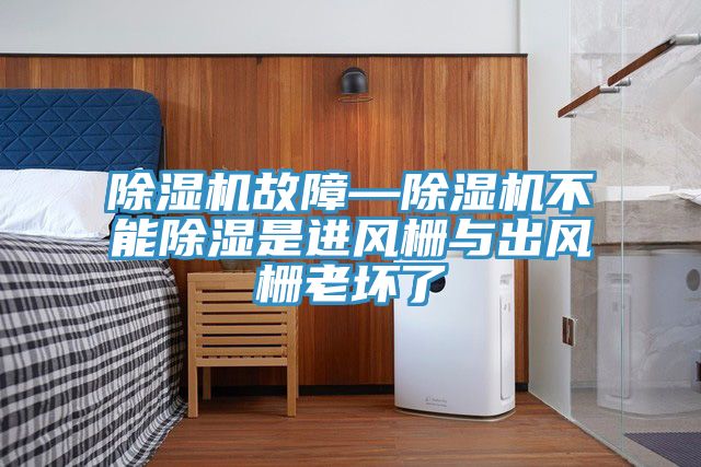 MR.好色破解版故障—MR.好色破解版不能除湿是进风栅与出风栅老坏了